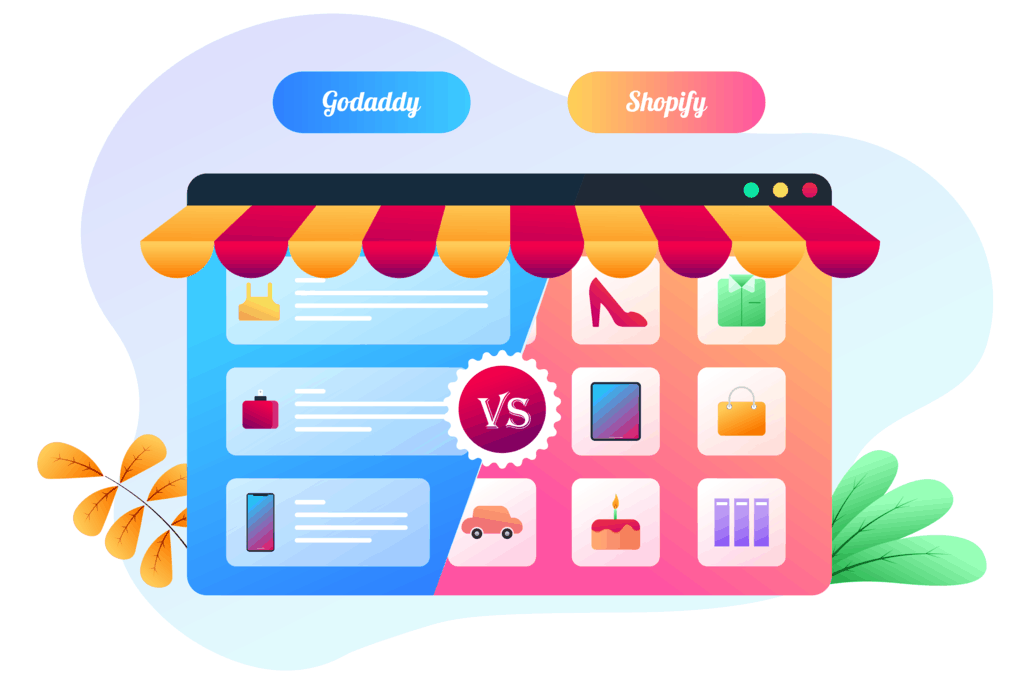 Comparación entre Shopify y GoDaddy