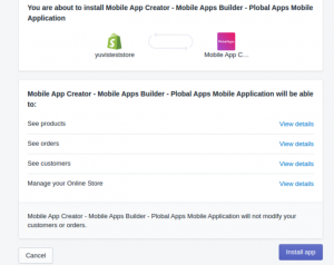 Shopify cómo instalar aplicaciones-instalar aplicación