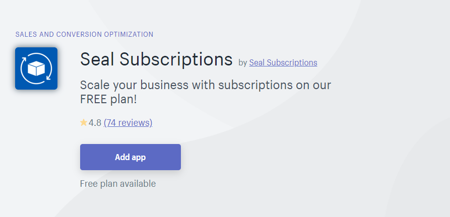 Seal: las mejores aplicaciones de suscripción de Shopify