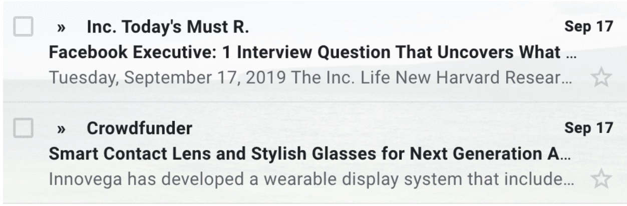 ¿La línea de asunto llama la atención?