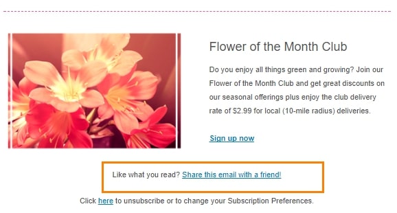Anime a sus suscriptores a compartir y reenviar correos electrónicos