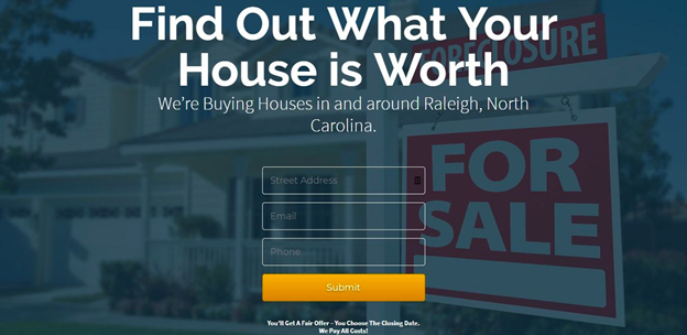 Crear una página de destino