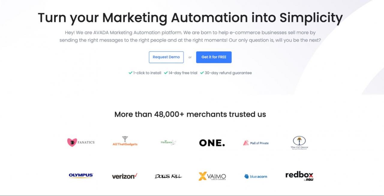 Segmente su lista de correo electrónico con AVADA Marketing Automation