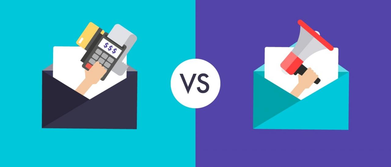 ¿Cuáles son las diferencias entre los correos electrónicos transaccionales y de marketing?