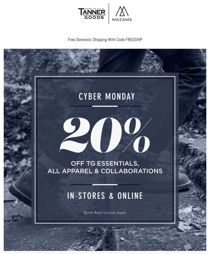 Correo electrónico usando pancartas