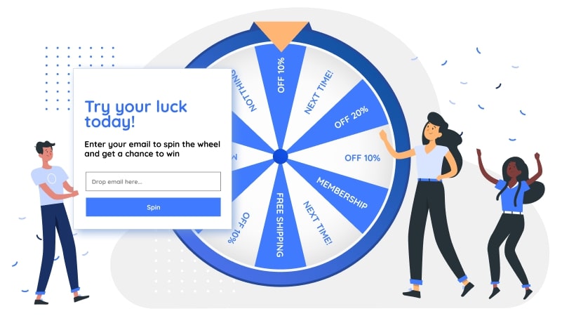 Los formularios emergentes y la rueda giratoria para ganar de AVADA Marketing Automation