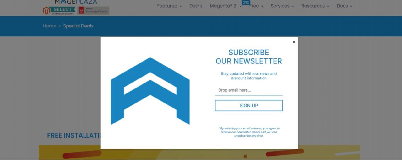 Utilice un formulario emergente interactivo